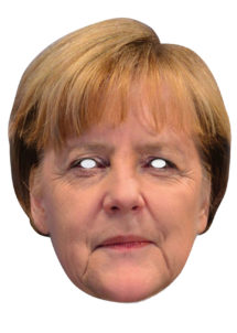 masque célébrités carton, masque politique carton, masque politique déguisement, masque célébrité déguisement, masque angela merkel, masques déguisements, masque politique photo, Masque Angela Merkel