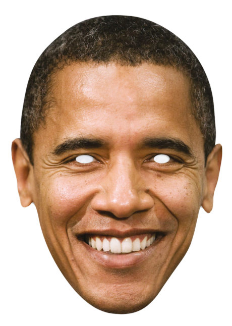 masque barack obama, masque obama, masque politique, masque célébrités, masque carton, Masque Barack Obama