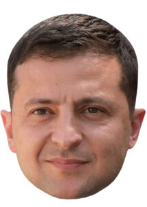 MASQUE-VOLODYMYR-ZELINSKY, masque politique, masque zelinsky, Ukraine, Masque Volodymyr Zelensky