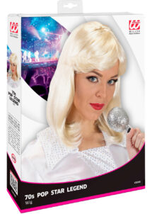 perruque disco, perruque abba, perruque blonde femme