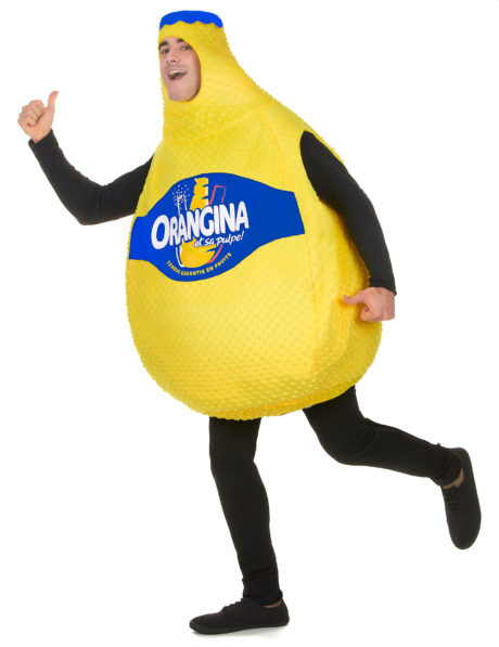 déguisement bouteille, déguisement orangina, déguisement humour orangina, costume d'orangina, déguisement original, déguisement de bouteille, déguisement comique, Déguisement Bouteille d’Orangina