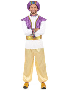 déguisement oriental, déguisement sultan oriental homme, déguisement génie oriental homme, déguisement Aladin, costume d'Aladin homme