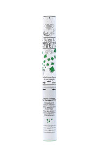 canon à confettis verts, canon à confettis, cotillons, Canon à Confettis Verts, 45 cm