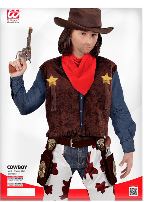 Déguisement De Cowboy Pour Garçon - ZZCostumes - Avec Franges - En Cuir