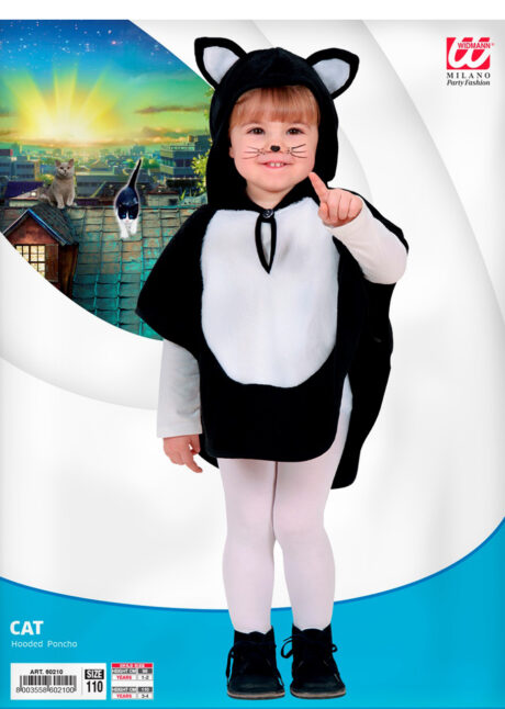 déguisement de chat bébé, cape de chat bébé, déguisement chat carnaval bébé, Déguisement de Bébé Chat