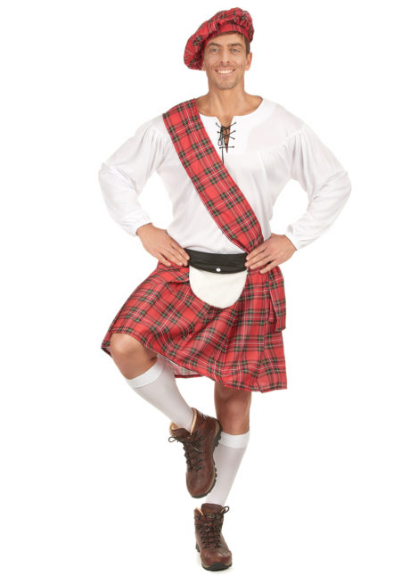 déguisement d'écossais, costume écossais homme, kilt écossais déguisement, déguisement écossais adulte, Déguisement d’Ecossais Traditionnel