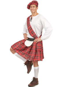 déguisement d'écossais, costume écossais homme, kilt écossais déguisement, déguisement écossais adulte
