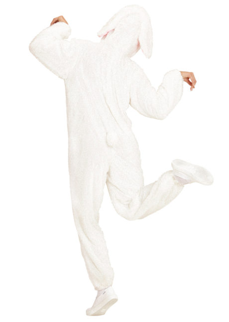 Foxxeo Costume de lapin pour adulte, femme et homme, combinaison an