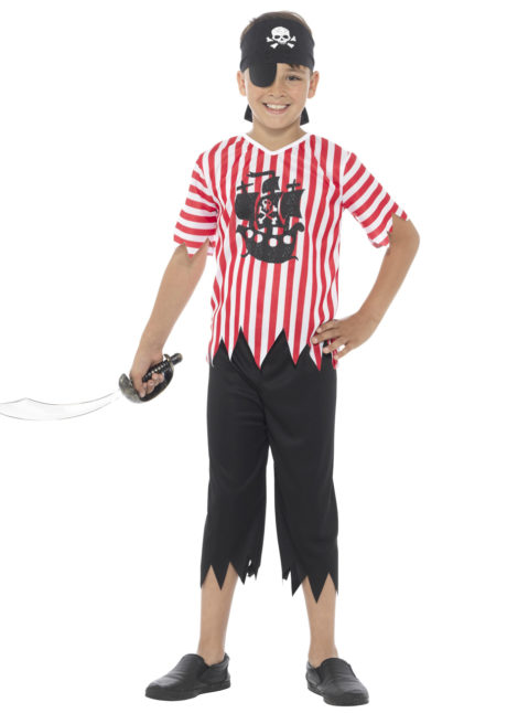 déguisement enfant, déguisement de pirate pour enfant, costume pirate enfant, déguisement enfant pirate, pirates pour garçon, déguisement pirate garçon, costume de pirate, Déguisement de Pirate, Jolly, Garçon