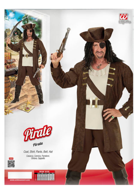 déguisement de pirate homme, déguisement pirate adulte, déguisement pirate, costume pirate homme, Déguisement de Pirate, Corsaire Simili