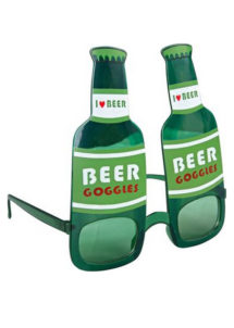 lunettes bouteilles de bière, lunettes bière, lunettes saint patrick, lunettes fête de la bière, Lunettes Bière, I Love Beer