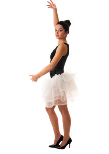 tutu blanc, tutu de danseuse, tutu en tulle blanc, Tutu Blanc, Tulle Multi Niveaux