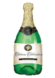 ballon champagne, ballon bouteille de champagne