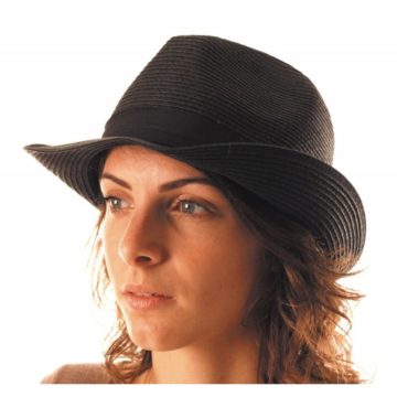 chapeau, borsalino, chapeaux borsalino, accessoires chapeaux, chapeaux paris, chapeaux tissu, chapeau vacances, chapeau noir Chapeau Borsalino Fedora, Noir