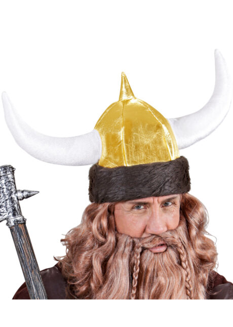 casque viking, casque à cornes, cornes de viking, Casque de Viking, Fausse Fourrure