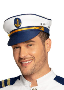 casquette de capitaine, accessoire déguisement de capitaine marin, casquette capitaine de la marine, casquettes de marins, casquettes de marine, Casquette de Capitaine de Marine, Jody