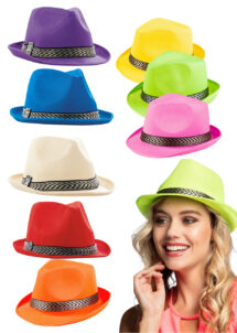 chapeau couleur, chapeau pas cher, chapeau Borsalino, Chapeau Borsalino, Teddy, en Polyester