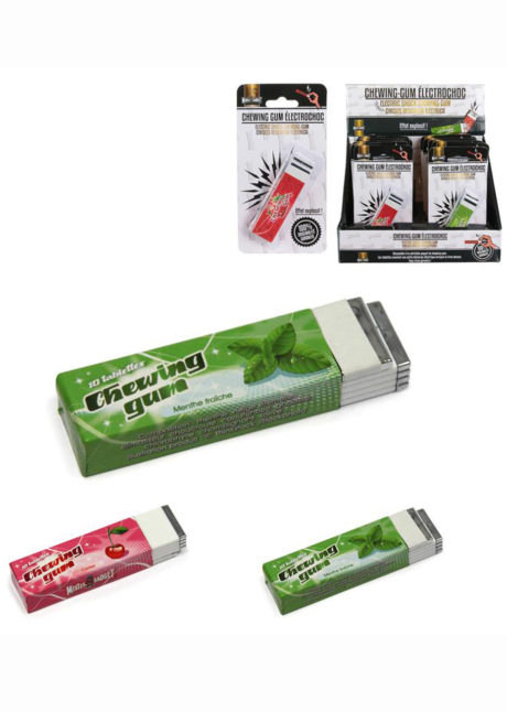 chewing gum farces et attrapes, farces et attrappes, farces, Chewing Gum Décharge Electrique