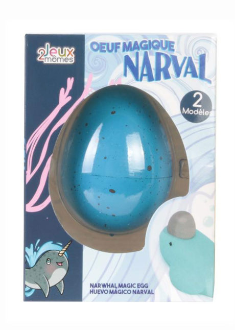 oeuf magique narval, oeuf magique pour enfants, jouets pinata, cadeaux à pinata, Oeuf Magique, Narval à Eclore