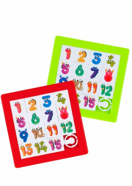 PUZZLE COULISSANT, jouet pinata, puzzle taquin, cadeau pinata, Puzzle Coulissant Taquin Chiffres – Lot de 2 Jouets à Pinata