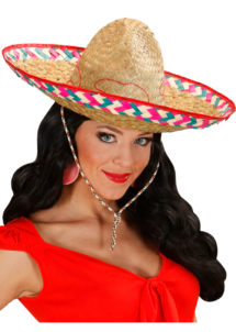 sombrero mexicain, sombreros, chapeaux sombreros mexicain, accessoires déguisement mexicain, poncho mexicain