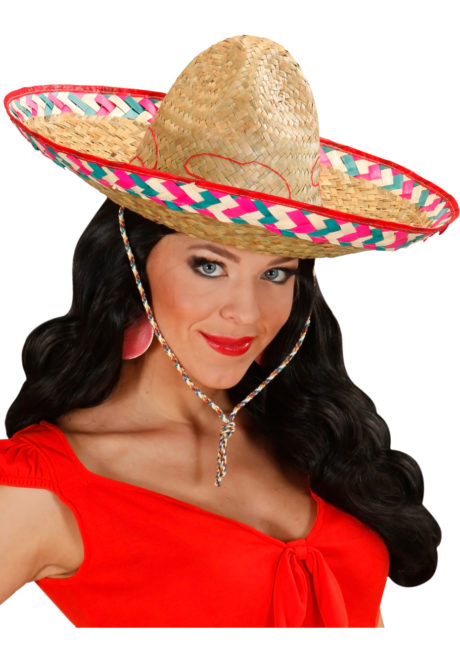 sombrero mexicain, sombreros, chapeaux sombreros mexicain, accessoires déguisement mexicain, poncho mexicain, Sombrero Mexicain, Paille