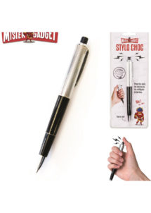 stylo electrochoc, stylo décharges électrique, farce et attrapes, faux stylo de farces et attrapes, Stylo Electrochoc