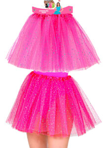 tutu rose à paillettes, tutu thème Années 80, Tutu Rose Fuchsia à Paillettes, en Tulle