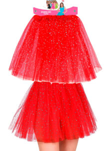 tutu rouge paillettes, tutu rouge, Tutu Rouge à Paillettes, en Tulle