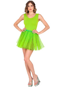 tutu vert, tutu paillettes vertes, jupon vert tutu