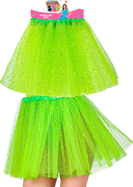 tutu vert à paillettes, Tutu Vert à Paillettes, en Tulle