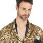 fausse chaine en or bling bling, chaine en or bling bling déguisement, grosse chaîne en or de rappeur déguisement, chaine en or rappeur déguisement, collier doré accessoire, déguisement rappeur américain Chaîne Dorée à Gros Maillons Plats
