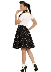 déguisement années 50, jupe années 50 déguisement, costume années 50 femme, costume années 60 femme, déguisement années 60 femme, jupe à pois déguisement femme, déguisement rock femme, déguisement sixties femme
