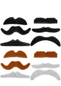 moustache déguisement, fausse moustache, lot de moustaches