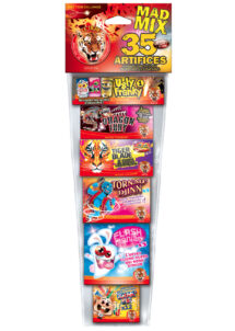 pétards, pétards et fumigènes, pétards pour enfants, Artifices et Pétards, Assortiment Mad Mix