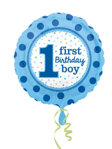 ballon hélium, ballon anniversaire, ballon anniversaire 1 an, ballon premier anniversaire garçon Ballon Aluminium, 1er Anniversaire, Garçon