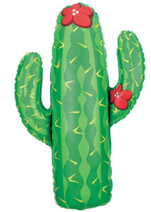 ballons hélium, ballon cactus, ballon aluminium, décorations mexicaines