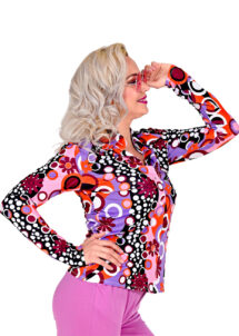 chemise disco femme, déguisement disco, chemise années 70