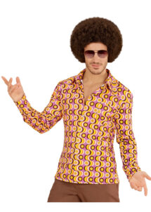 chemise disco, déguisement disco, chemise années 70, Chemise Disco, Groovy 70, Discs