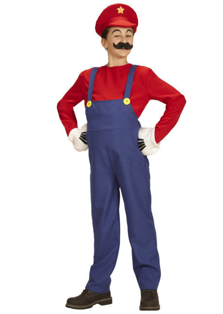 déguisement de mario, déguisement mario enfant, costume mario garçon, costume mario enfant, Déguisement de Mario Super Plombier, Garçon