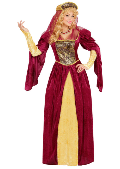 déguisement médiéval femme, déguisement robe médiévale, costume princesse, Déguisement de Princesse Médiévale, Royal Queen