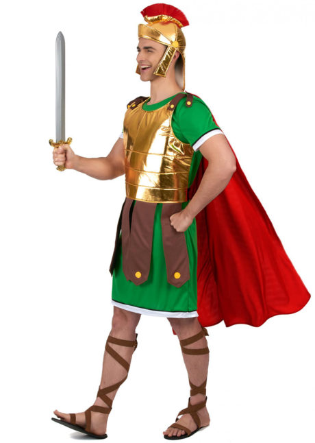 déguisement de gladiateur, déguisement romain homme, costume romain homme, déguisement gladiateur romain homme, déguisement gladiateur adulte, déguisement centurion romain asterix, Déguisement Centurion Romain, Or