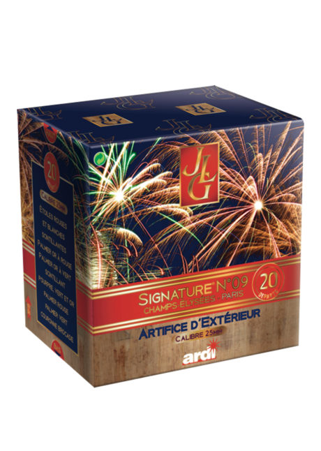 feux d'artifice automatiques, feux d'artifices compacts, feux d'artifice pas cher, feux d'artifices pour particuliers, Feu d’Artifice Compact, JLG, Signature 09