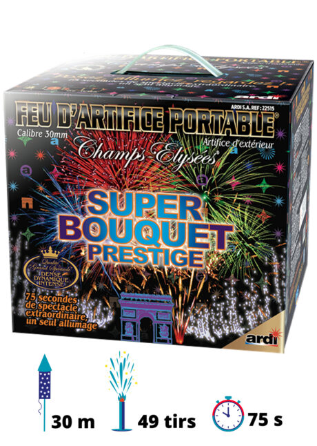 Feu d'artifice automatique de proximité 3mn ARDI