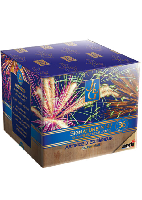 feux d'artifice compact, acheter feux d'artifice paris, feux d'artifices compacts, feux d'artifices ardi, feux d'artifice pas cher, feux d'artifices pour particuliers, Feu d’Artifice Compact, JLG, Signature 47