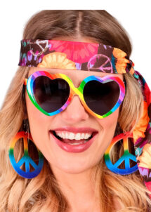 lunettes arc en ciel, accessoire gay pride, gaypride, LGBT, lunettes multicolores, lunettes arc en ciel, accessoire arc en ciel