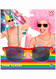 lunettes arc en ciel, accessoire gay pride, gaypride, LGBT, lunettes multicolores, lunettes arc en ciel, accessoire arc en ciel