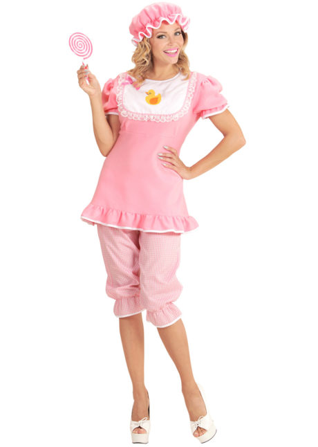 déguisement de bébé pour femme, déguisement bébé adulte, déguisement humour, costume bébé femme, costume bébé pour adulte, déguisement de bébé, Déguisement de Bébé, Baby Girl Rose