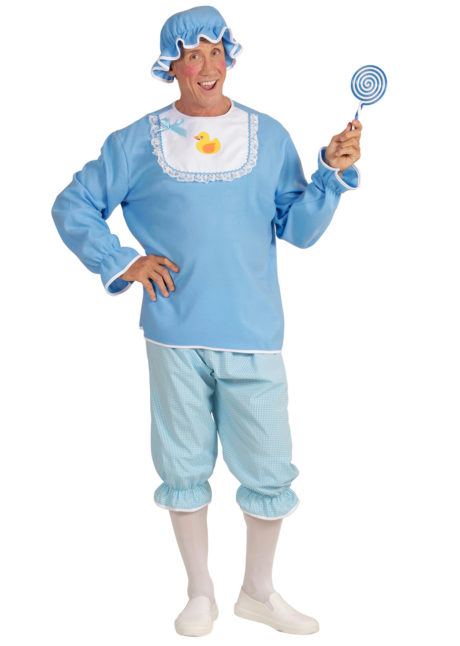 déguisement bébé adulte, costume de bébé adulte, Déguisement de Bébé, Baby Boy Bleu