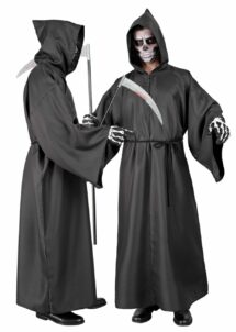 DEGUISEMENT DE FAUCHEUSE HOMME, déguisement faucheur homme Halloween, déguisement de la Mort, Déguisement de la Mort, Longue Robe à Capuche
